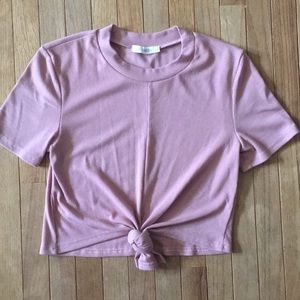 Mauve crop top